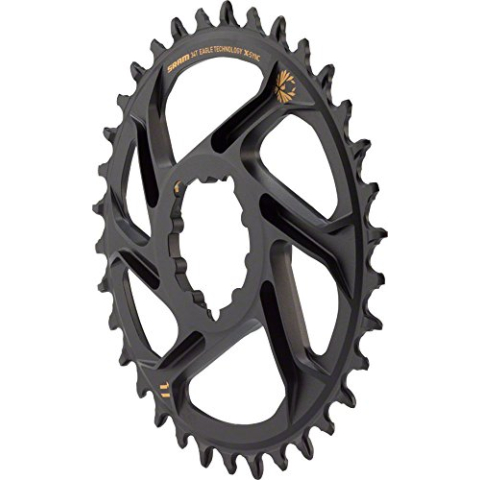 Sram Unisex's Eagle X-Sync 34T Direct Mount Off-Set Aluminium 12-Speed Ketting Ring-Goud, 6 mm, Alum