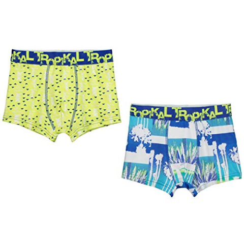 Boxershort 2-jongens Tropikal - maat - 12/14 jaar (152/164 cm)