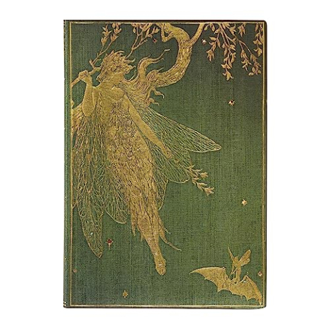 Carnet souple Paperblanks Fée Verte Midi Ligné 176p.
