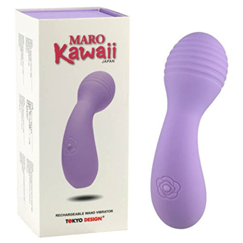 Kawaii Love Wandvibrator Purple Ø 4,1 x 13,6 cm