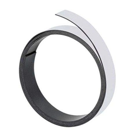 Franken M801-01 Magnetische Strips 5 mm x 1 m Rood 20 mm Grijs