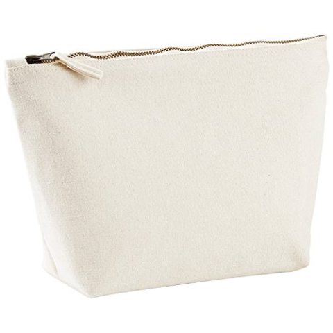 Westford Mill Canvas stoffen tas/tas/make-uptas, naturel, S