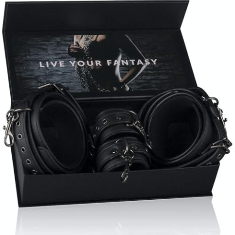 Easytoys Fetish Collection Set dijbeen- en polsmanchetten