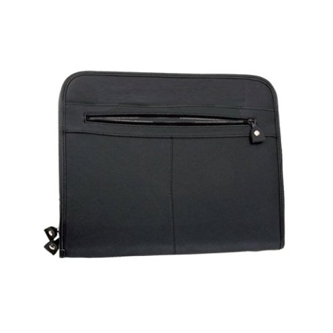 Alassio 30013 - ritsmap Milano, DIN A4, van leer, zwart, ca. 36 × 29 × 5 cm