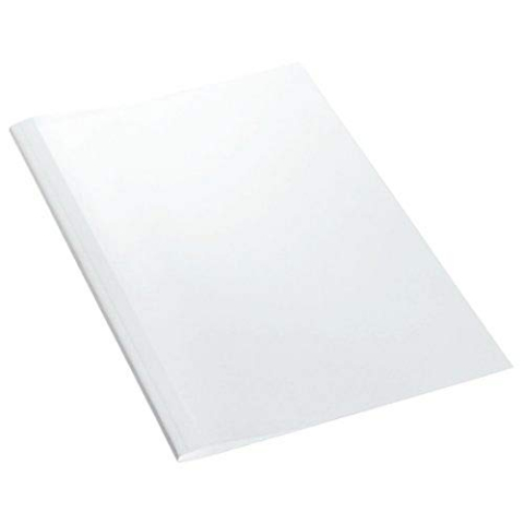 Leitz 177115 thermobindmap linnenlook, A4, rugbreedte 3 mm, 25 stuks, wit