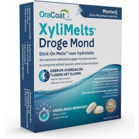 XyliMelts - Munt vrij | Voor droge mond