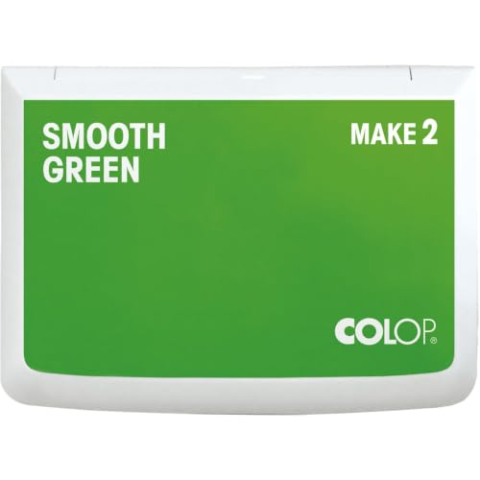 COLOP stempelkussen MAKE 2 smooth green 70 x 110 mm, kussen voor traditionele handstempels
