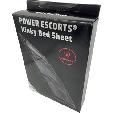 Power Escorts Kinky Bed Sheet voor Erotische Games - 160 x 227 cm