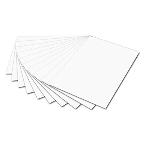 folia - Fotokarton. 50 x 70 cm wit