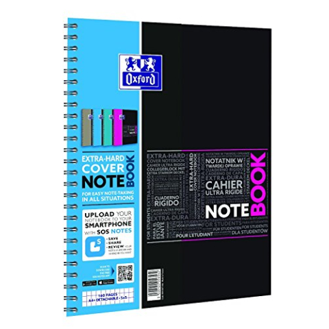 Kolonotatnik A4 Oxford w kratke 80 kartek Notebook mix