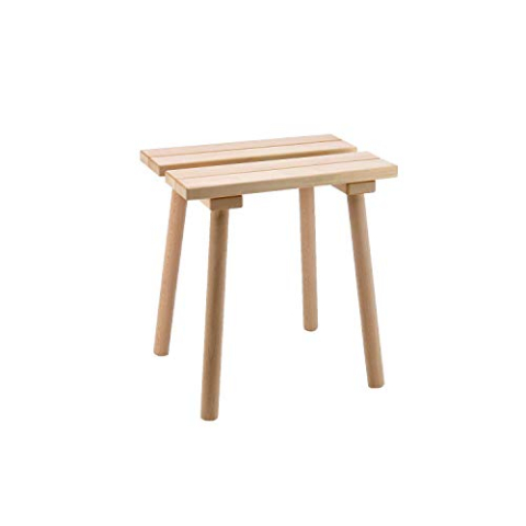 Eliga kruk rechthoekig van hout naturel