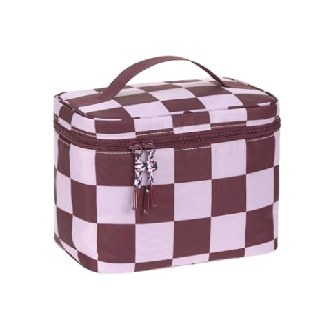 LÄSSIG Babycommode Organizer Luier-Organizer to Go/Casual Nursery Caddy To Go Deep Red/Lavendel