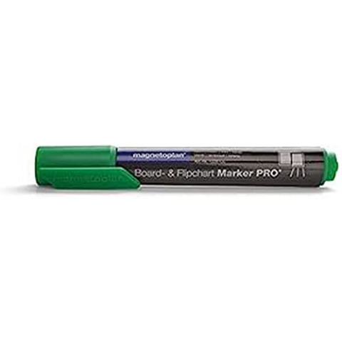 magnetoplan 1228105 Board- en flipchartmarkers, 4 stuks, groen