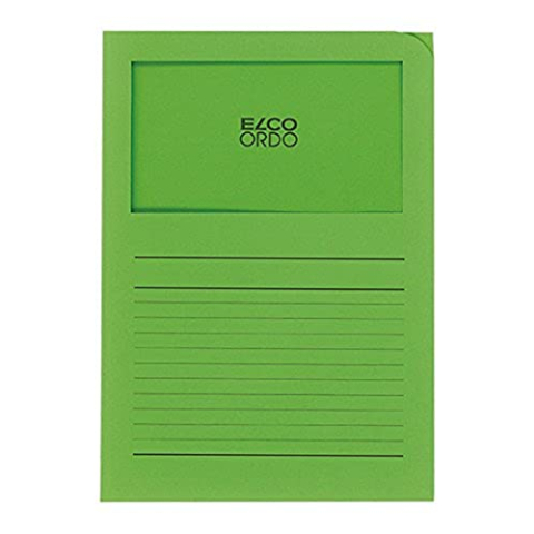 Elco Ordo Classico Venstermappen - Heldergroen - doos van 100