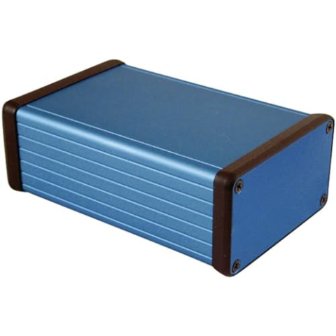 HAMMOND ELECTRONICS Universele behuizing 1455K1201BU aluminium blauw 120 x 78 x 43 1 stuk