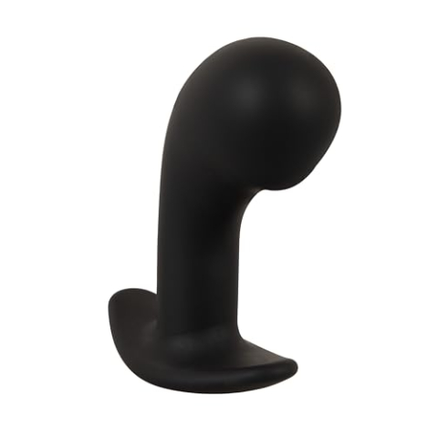 Anos Big Head Prostaatplug voor heren Zwart 10,5 cm