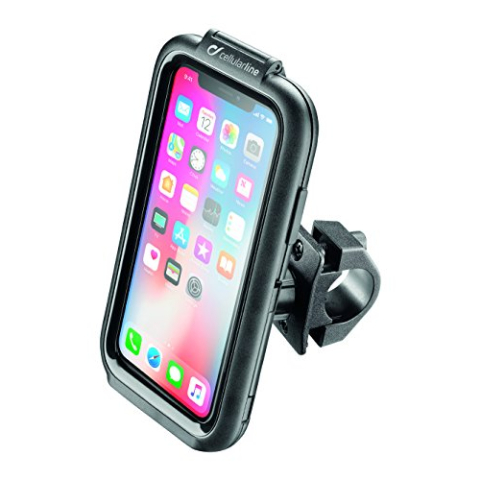 Interphone Cellularline SMIPHONEX | ICASE waterdichte beschermhoes met buishouder voor iPhone X