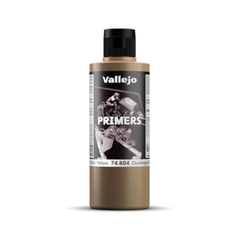 Vallejo Model Kleur 200 ml Polyurethaan Primer - Duits Donkergeel