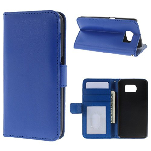 LD Case A000143 Robuuste hardcase voor Samsung Galaxy S6 G920 met kaartenvak, blauw