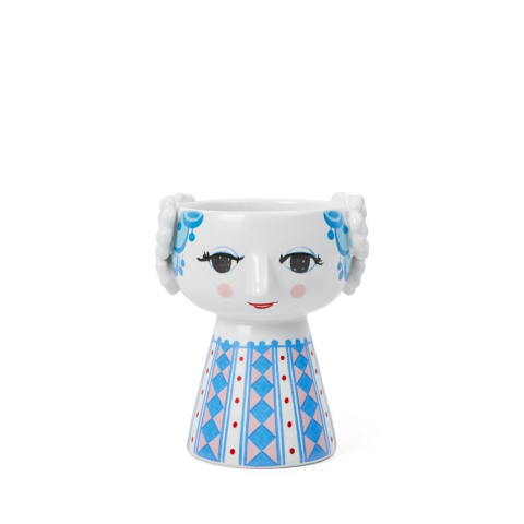 Bjørn Wiinblad - Eve Candleholder 9,5 cm - Blue