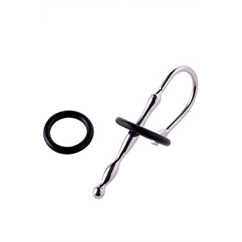 Black Label Roestvrij staal | Silicone Urethral Strectcher - Groovy, 100 g