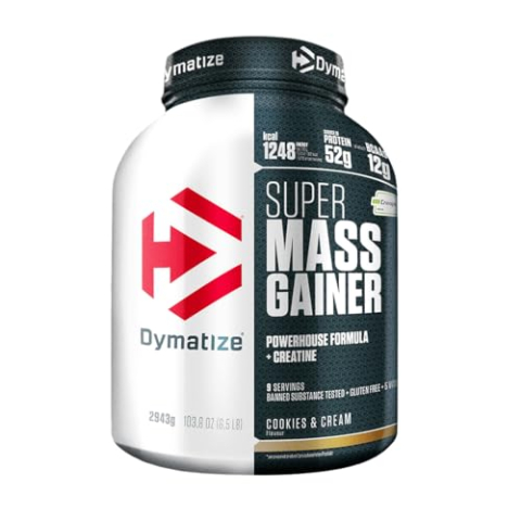 Dymatize Super Mass Gainer Cookies & Cream 2943g - Weight-Gainer poeder + koolhydraten, BCAA's en caseïne