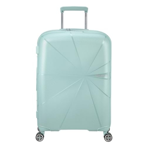 American Tourister trolley Starvibe Spinner 67/24 EXP TSA Surf Blue mintgroen 65cm