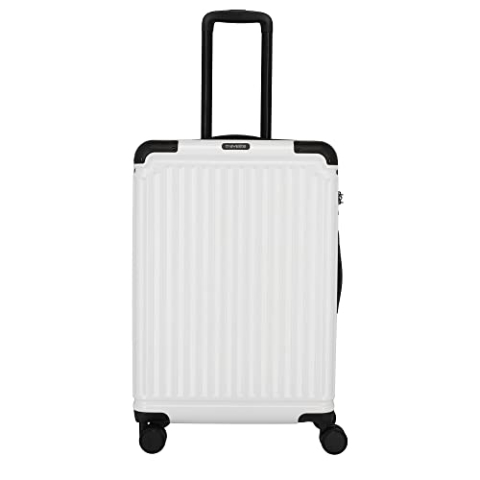 Travelite Cruise Trolley M (67 cm) met 4 wielen, wit [30], 67 cm