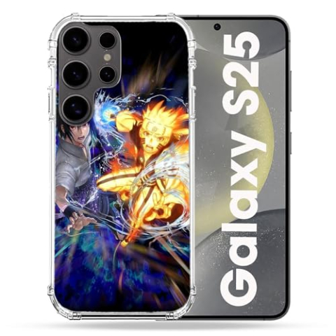 Cokitec Versterkte hoes voor Samsung Galaxy S25 Manga Naruto VS