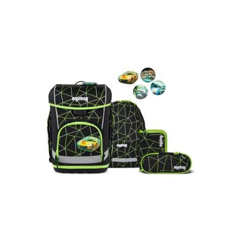 ergobag schooltas Cubo Light Set 5-delig CyBär Race zwart
