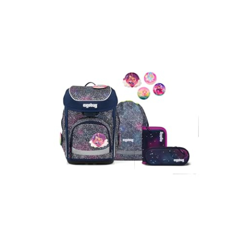 ergobag schooltas Cubo Set 5-delig Bärlaxy donkerblauw