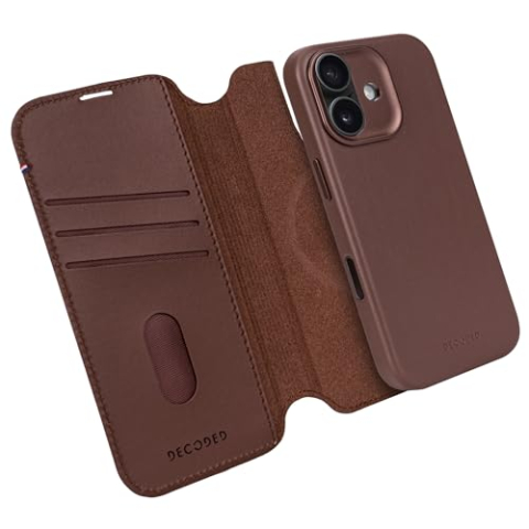 DECODED iPhone 17 LeatherDW Ouder, Bruin, Iphone 17