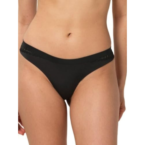 Triumph Aura Spotlight High Leg String Ondergoed voor dames, Zwart, 4