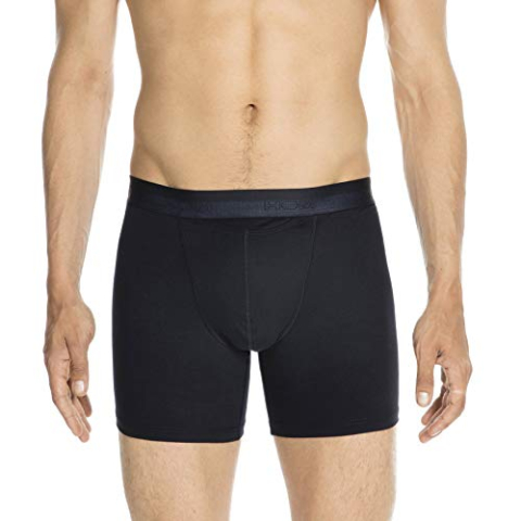 Hom Boxershorts lang HO1 Modal (wit), Marineblauw, XXL