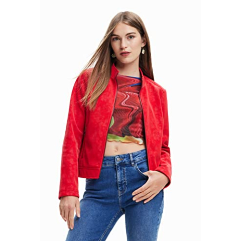 Desigual Dames CHAQ_Detroit 3036 Clavel RED, rood, XS