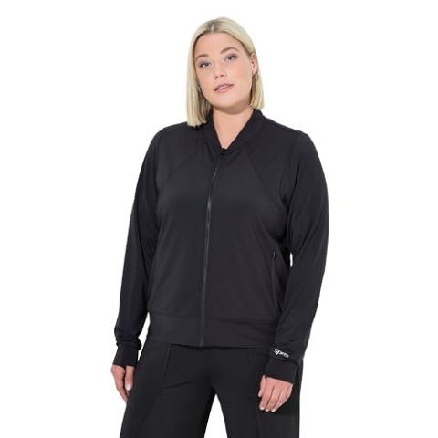 gs1 data protected company 4069787000005 Comfy Cool Stretch Sweatjack voor dames, zwart, 46-48