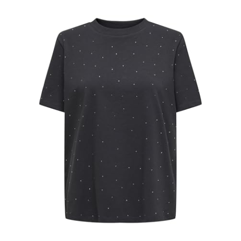 Onlmonja S/S Studs Tee JRS, Phantom, M