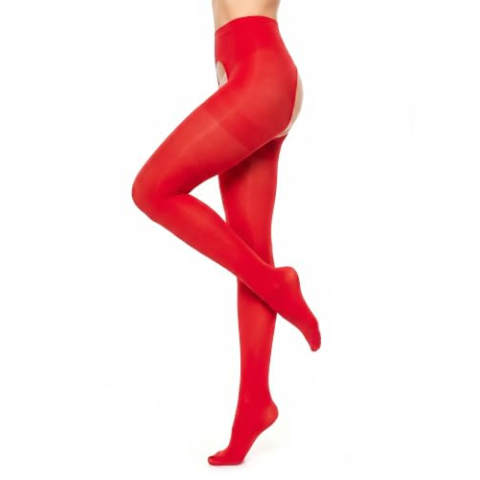 GLAMORY Ouvert 60 Overt panty-rood-XL-48-50