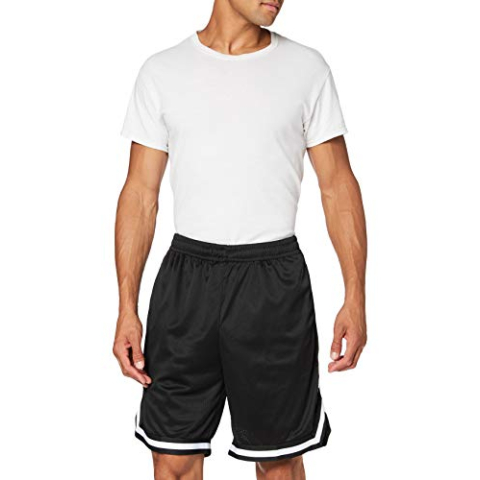 Build Your Brand Two-Tone Mesh Shorts voor heren