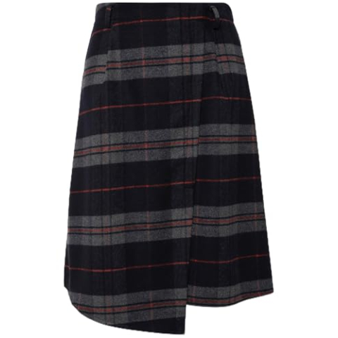 Ulla Popken, Dames, grote maten, landhuis kilt, Meerkleurig