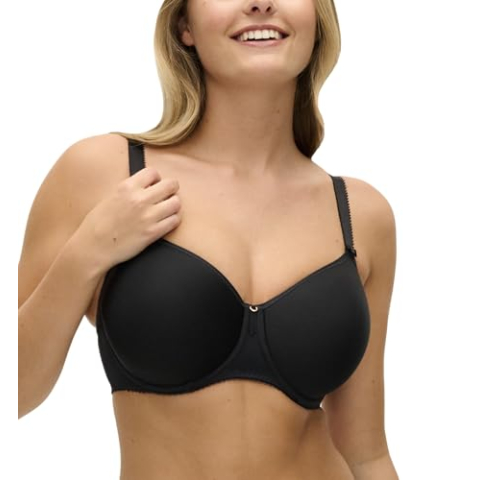 Fantasie Rebecca Essentials Beugel, gevormde T-shirt-beha, zwart, 80E