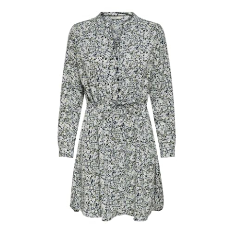 ONLY Damesjurk 15200543, blauw (Night Sky/Abigale Flower), XS