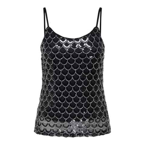 Onllima S/L Shine Top Box JRS, zwart, M