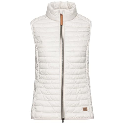 camel active Gewatteerd damesvest van gerecycled polyamide, wolwit, 40