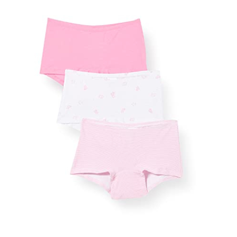 Schiesser Mädchen 3 PACK Unterwäsche Shorts hohe Passform - 95/5 Organic bio Baumwolle - Größe 92 bis 140