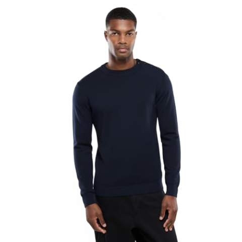 Armor Lux Goulenez Marin Trui - Merino Wol, Schip, 3XL