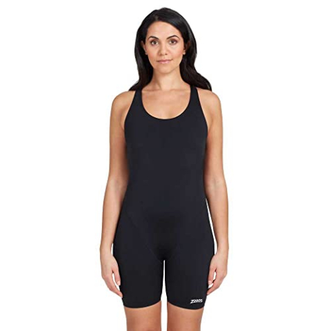 Zoggs Cottesloe Legsuit Badmode voor dames, Zwart, 60