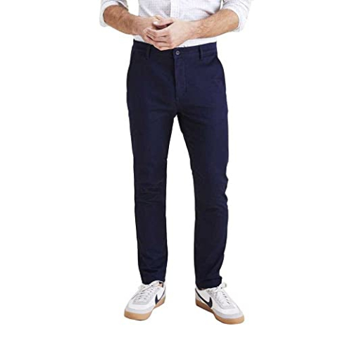 Dockers Heren Original Chino Skinny,Navy Blazer,31W / 32L