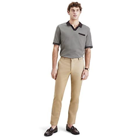 Dockers Men's Original Chino Slim pants, Harvest Gold, 33W / 34L