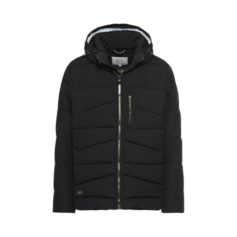 camel active Heren 430150-6n47 jas, zwart, 42, Zwart, 52